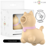 INTENSE Puppy Tongue Rotation Intimate Massager Yellow USB Rechargeable