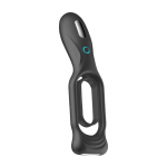 SONO No.88 Rechargeable Dual-Motor Intimate Ring Black 15.3cm