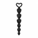 EasyToys Silicone Flexible Intimate Bead Chain Black 100% Silicone