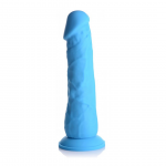 Curve Lollicock Silicone Model 7" 18 cm Flexible with Suction Cup Pink