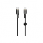 USB-C/USB-C kabelis su PD, 2 m, USB 2.0, 100 W, juodas