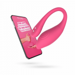 EasyConnect Aria Vibrating Egg - App-Controlled Wireless Device, Pink