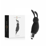 INTENSE Roger Rabbit Black Compact Silicone Massager 9cm