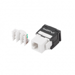 Lanberg beįrankinis RJ45 Keystone gniazdo - LSA kat.6A UTP 180&deg;