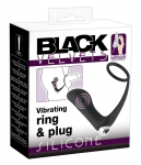 Bad Kitty Vibrating Intimate System with Ring & Plug, Rechargeable, Black