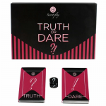 Secretplay Truth or Dare Game Set ES/EN - 80 Challenge Cards & Dice