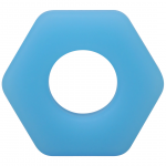The Cog Silicone Ring Glow-in-the-Dark Phthalate-Free 50 mm