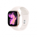 Apple Watch Series 11&nbsp;GPS + Cellular 42mm Rose Gold Aluminium Case with Light Blush Sport Band - M/L | Apple
