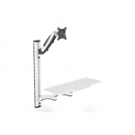 Digitus Wall mount | DA-90451 | Rotate, Swivel | 32 " | Maximum weight (capacity) 8 kg | White/Black