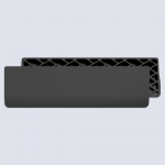Wooting Wrist Rest 80HE Silicone (346.35 x 100 x 19 mm) Atrama Rie&scaron;ui