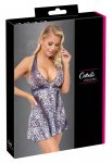 Cottelli Lingerie Dress Snake M Transparent Snakeskin Halterneck