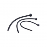 XR Brands Master Series Silicone Sounding Device Screw-On Luxury Black