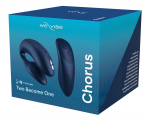 We-Vibe Chorus Intimate Partner Device Cosmic Blue with Remote Control
