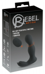 Rebel RC Anal Plug Dual Motor Silicone Black 13.7cm USB Rechargeable