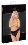 Noir Handmade Leo Mesh High-Waist Panty with 3-Way Zip, Size L