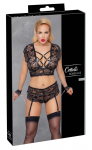 Cottelli Bondage Bra Set Plus Size 3XL Lace & Rose Gold Accents