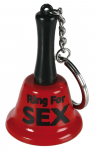 You2Toys Red Metal Bell Keyring - Party Accessory, 6.5cm