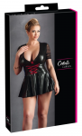 Cottelli Collection Dress Black/Red XL - Elegant Lace Partywear