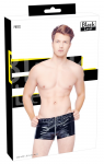 Black Level Vinyl Pants RV L - Shiny Black with Front Zip, Size L