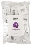 Secura Extra Large 100pcs Intimate Protection Vegan, 60mm, Transparent