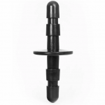 HUNG SYSTEM Double Plug Black - Modular Joining Connector 18 cm