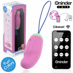ONINDER CUTE 360&deg; Silicone Smart Intimate Egg - App & USB, Multicolor