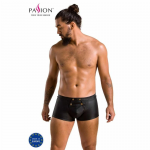 Passion Patrick Black Shorts S/M - Stylish Polyurethane Blend, EU Quality