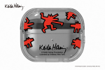 Samsung Buds3 Keith Haring skaidrus dėklas
