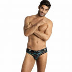 Anais Men Benito Slip XL - Premium Men&rsquo;s Briefs, Black, 98-106 cm
