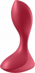 Satisfyer Backdoor Lover Vibrating Anal Plug Black, 12 Modes, Silicone