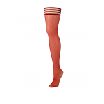 Kix'ies Sandra Thigh-High Stockings Red Mesh Size A Comfort Fit