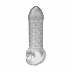 Doc Johnson OptiMALE Thin Extension Ball Strap 15cm Transparent Sleeve