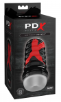 PDX Elite Air Tight Frosted Manual Intimate Device, Transparent 19.1 cm