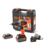 BLACK & DECKER | Cordless Drill/Driver with  2.0 Ah/4.0 Ah Battery | BCD003MEM2K-QW | 18 V | 2.0/4.0 Ah | Lithium