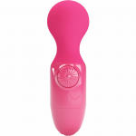 Pretty Love Magenta Mini Personal Massager - Compact Silicone Wand