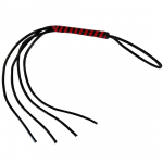Prowler RED Heavy Duty Flogger Faux Leather 29in Multi-Tail Whip