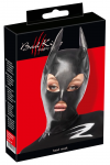 Bad Kitty Head Mask Catwoman Style, Black, Faux Leather, One Size