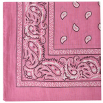 Hanky Light Pink Bandana - Symbolic Accessory for Community Expression