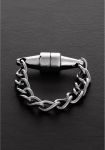 Shots Toys Mini Magnetic Pressure Clamp with Chain - Silver, 1 pc