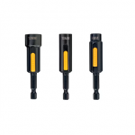 DeWalt magnetinės antgaliai su valymo elementu 8, 10, 13 mm