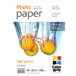 Photo Paper 20 pcs. | PG180020A4 | Glossy | White | 180 g/m&sup2; | A4