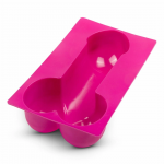 You2Toys Silicone Fun Baking Mold Novelty Shape Flexible Pink