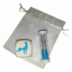 Diablo Picante Fun Posture Dice Set with 2-Minute Hourglass 25mm