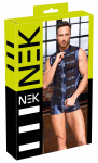 NEK Shirt Metallic Blue Strap Design with Powernet Inserts Size S