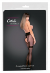 Cottelli Legware Net Crotchless Tights with Suspender Design, 30 Denier