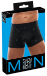 Svenjoyment Men's Microfibre Pants S Black with Rhinestone Detail