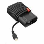 Lenovo | ThinkPad | 65W Slim | The ThinkPad 65W Slim AC Adapter &ndash; USB Type-C is the new adapter designed with slimmer size and c