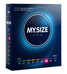 MY.SIZE PRO 64mm Intimate Protection Vytex Latex 3-Pack Ultra-Thin