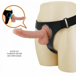 Pretty Love Kevin Universal Harness Set with 19 cm Anatomical Insert, Beige