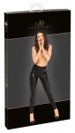 Noir Handmade L Trousers Matte Snakeskin Look, Slim Fit, 2-Way Zip